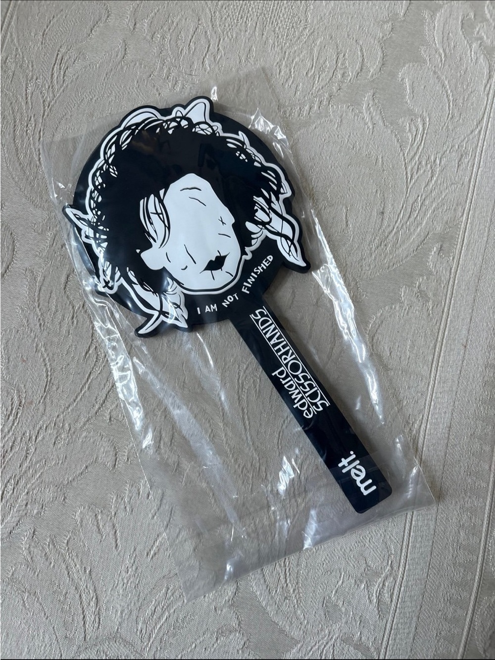 Melt Cosmetics Edward Scissorhands Handheld Makeup Mirror NWT